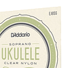 Cuerdas Para Ukelele Daddario Ej65S Soprano Clear Nylon