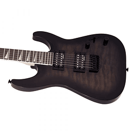 Guitarra Eléctrica Jackson Js32Q Dka Ht Transparent Black
