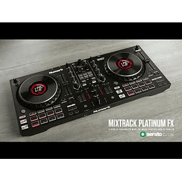 Controlador Dj Numark Mixtrack Platinum Fx 4 Deck