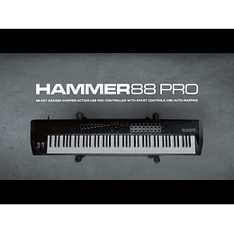 Controlador Midi M-Audio Hammer 88 Pro 88 Teclas