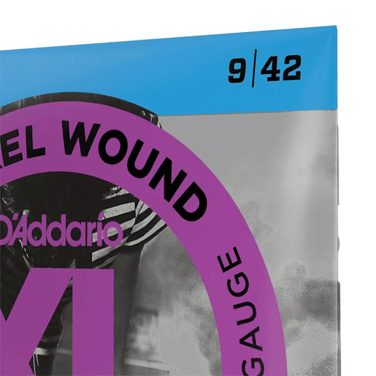 Cuerdas Guitarra Eléctrica Daddario EXL120, 09-42