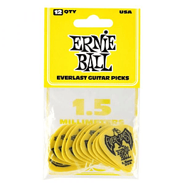 Set De Uñetas Ernie Ball Everlast P09195, 1.5 mm / 12 Un