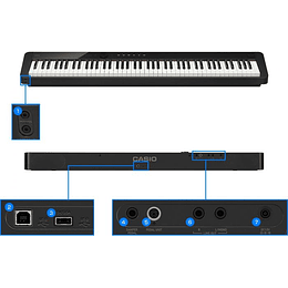 Piano Digital Casio Privia Px-S1100 88 Teclas Negro