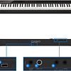 Piano Digital Casio Privia PX-S1100 88 Teclas Negro