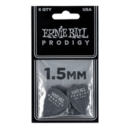Pack De 6 Uñetas Ernie Ball Prodigy 1.5Mm