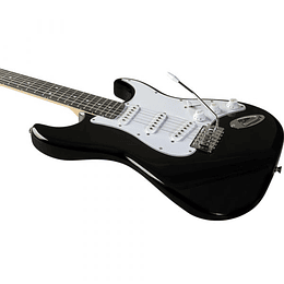Guitarra Eléctrica Eko S-300 Black