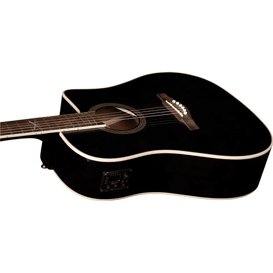 Guitarra Eleactroacústica Eko D100Ce, Negra