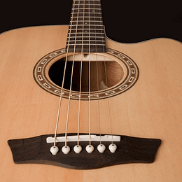 Guitarra Electroacústica Washburn D7SCE, Natural