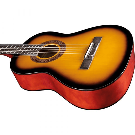 Guitarra Acústica Eko 3/4 Cs-5 Sunburst Ideal Para Niños