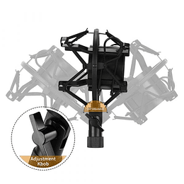 Soporte Shockmount Rhino Para Micrófono 74Rhishok