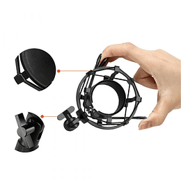 Soporte Shockmount Rhino Para Micrófono 74Rhishok