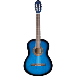 Guitarra Clásica Eko Cs-10 Blue Burst Cuerdas Nylon