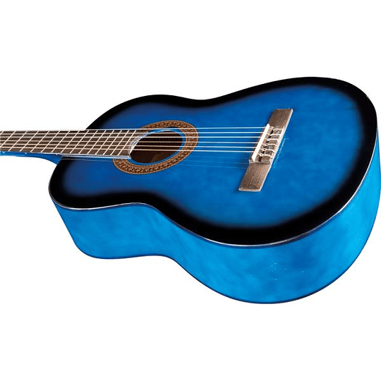 Guitarra Clásica Eko Cs-10 Blue Burst Cuerdas Nylon