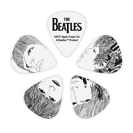Pack 10 Uñetas Daddario "The Beatles Revolver" .50Mm