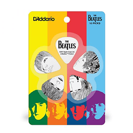 Pack 10 Uñetas Daddario "The Beatles Revolver" .50Mm