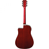 Guitarra Electroacústica Eko NXT D100ce, See Through Red