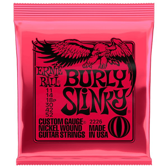 Cuerdas Guitarra Eléctrica Ernie Ball Burly Slinky 11-52