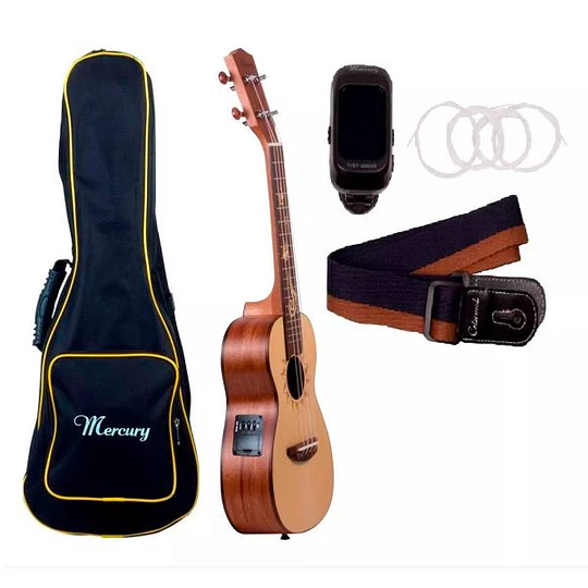 Pack Ukelele Electroacústico Mercury MUK04, 23”