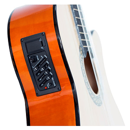 Pack Guitarra Electroacústica Mercury Mac01 Cuerdas Nylon