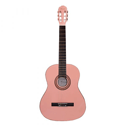 Guitarra Clásica Mercury Ms139 39" Cuerdas De Nylon Rosado