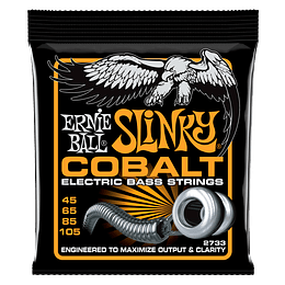 Cuerdas Bajo Eléctrico Ernie Ball Slinky Cobalt P02733, 45-105