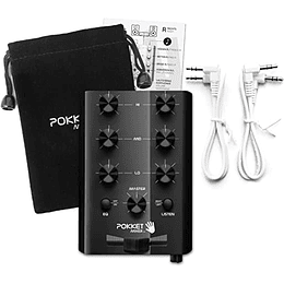 Mini Dj Mixer Pokket Mixer, Midnight Black