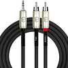 Cable En Y Miniplug a RCA Kirlin Y-364PR, 3 Metros