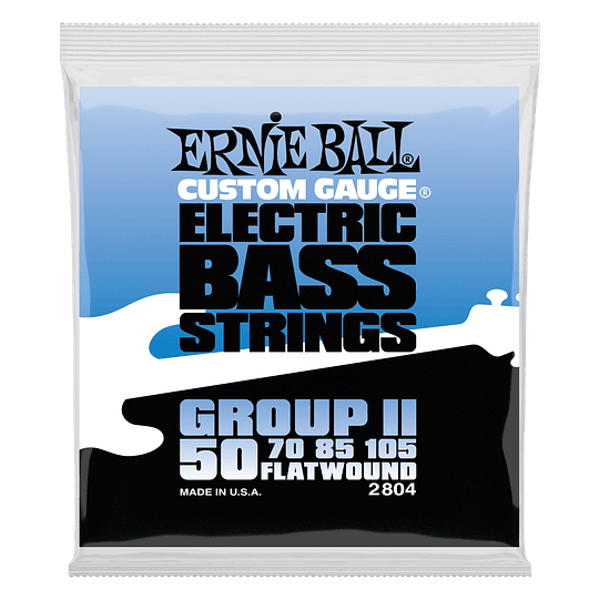 Cuerdas Bajo Eléctrico ErnieBall Flatwound Group II, 50-105