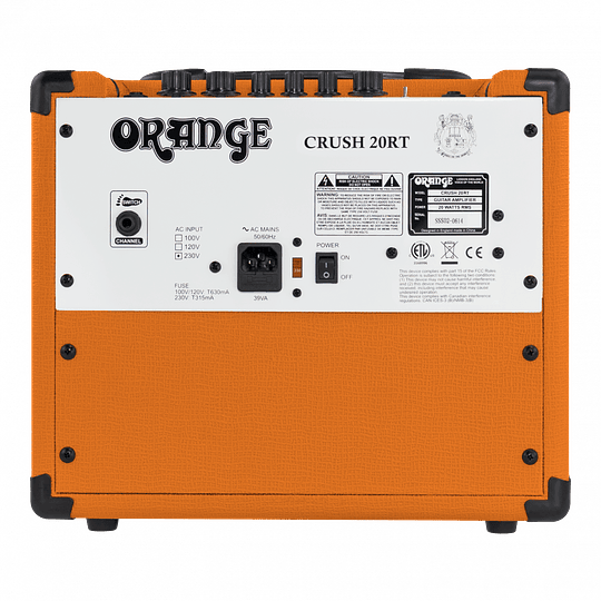 Amplificador De Guitarra Orange Crush 20RT, 20 Watts