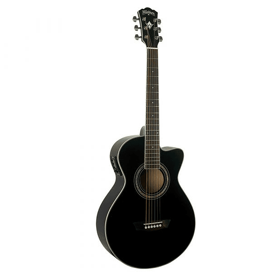 Guitarra Electroacústica Washburn EA10B, Negra