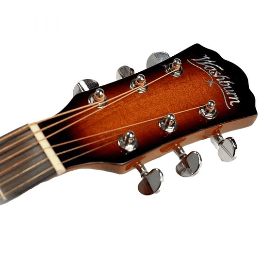 Set Guitarra Electroacústica Washburn Ad5Cetsb