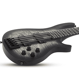 Bajo Eléctrico Schecter de 5 cuerdas C-5 GT, Satin Charcoal Burst