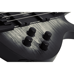 Bajo Eléctrico Schecter de 5 cuerdas C-5 GT, Satin Charcoal Burst