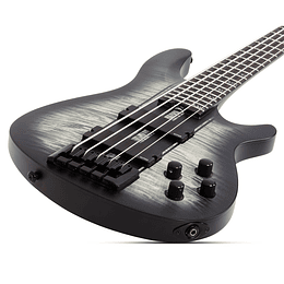 Bajo Eléctrico Schecter de 5 cuerdas C-5 GT, Satin Charcoal Burst