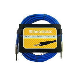 Cable de Instrumento Wingo IC-06BLUE, 6Mts.
