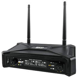 Micrófono Inalámbrico De Mano Doble SKP PRO UHF-400D