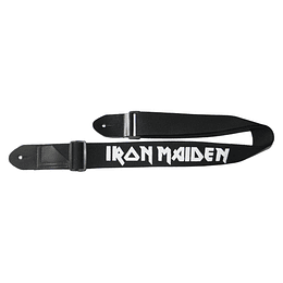 Correa Para Guitarra Con Punteras De Cuero Guitar Solutions GS01-IRON, Iron Maiden