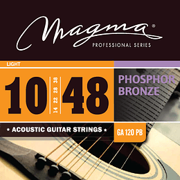 Cuerdas Para Guitarra Acústica Magma GA120PB 10-48