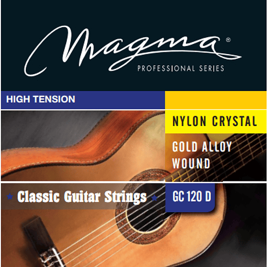 Cuerdas Para Guitarra Clásica Magma GC120D, Nylon