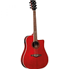 Guitarra Electroacústica Eko NXT D100ce, See Through Red