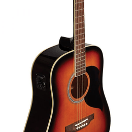 (OPEN BOX) Guitarra Electroacústica Eko Ranger 6 EQ, Brown Sunburst