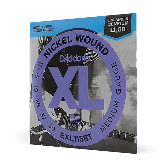 Cuerdas Para Guitarra Eléctrica Daddario Xl115Bt 011-050