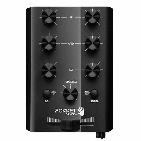 Mini Dj Mixer Pokket Mixer, Midnight Black