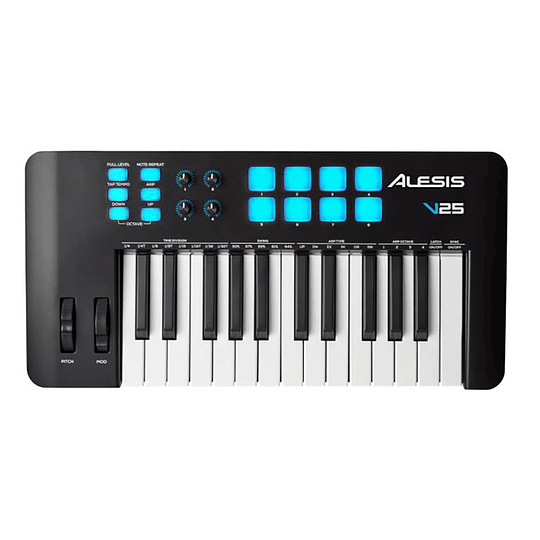 Controlador Midi Alesis V25MkII, 25 Teclas