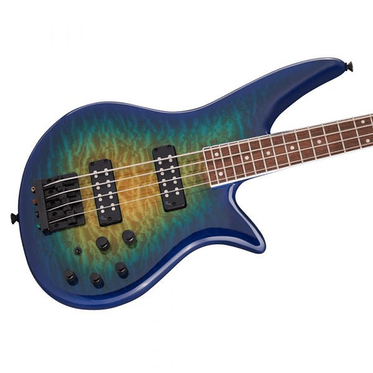 Bajo Eléctrico Jackson Spectra Bass SBXQ IV, Amber Blue Burst