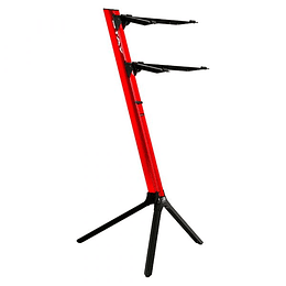 Atril Doble Para Teclado Stay Slim 1100/02 Rojo