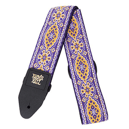  Ernie Ball Correa Jaquard Clásica, Morado Sunset