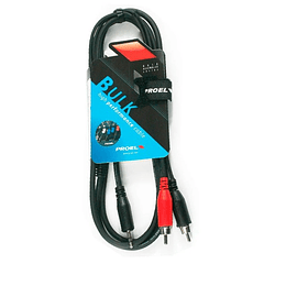 Cable MiniPlug 3,5 jack Stereo RCAx2 – BULK540LU18 – Proel
