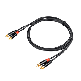 Cable Adaptador Proel Chlp250lu15 2xrca+2xrca 1.5m