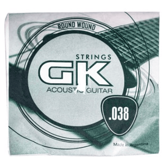 GK 5ª CUERDA GUITARRA ACUSTICA STRINGS .038